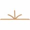 Ekena Millwork Richland Timber Gable Bracket, Western Red Cedar, 108"W x 49"H x 1 1/2"D x 3 1/2"F, 11/12 Pitch GBW108X49X0204RIC00SWR - alternate 5